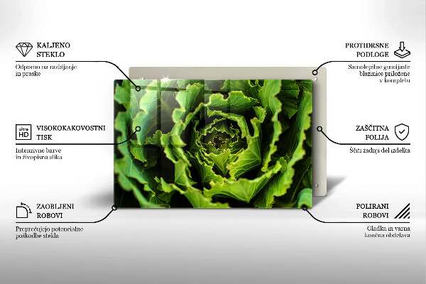 Protège plaque de cuisson Manger des feuilles de laitue
