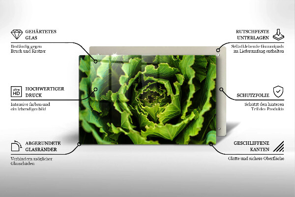 Protège plaque de cuisson Manger des feuilles de laitue