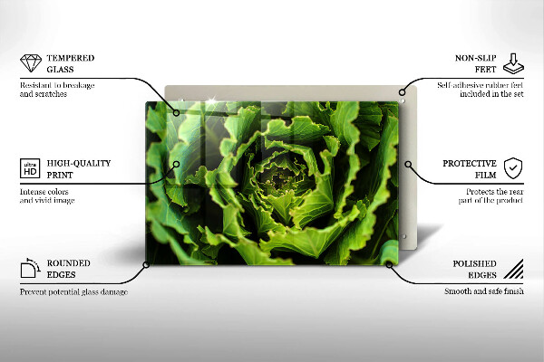 Protège plaque de cuisson Manger des feuilles de laitue