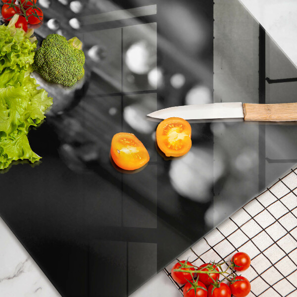 Protège plaque de cuisson La rosée tombe sur les feuilles