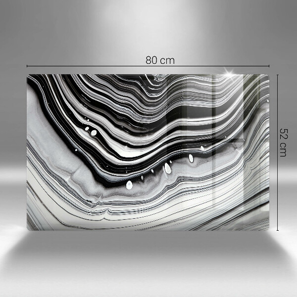 Protège plaque de cuisson Abstraction d'encre