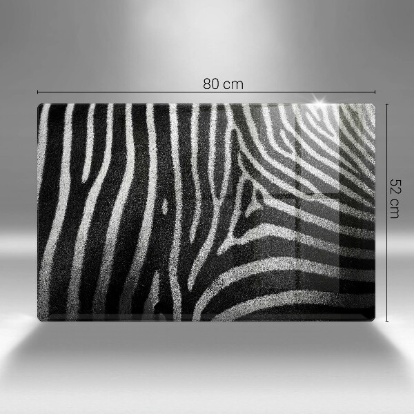 Protège plaque de cuisson Rayures zébrées