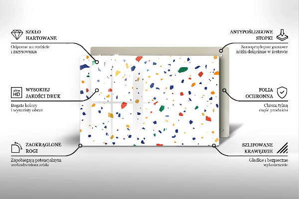 Protection pour plaque de cuisson Grès coloré