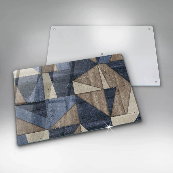 Protection pour plaque de cuisson Abstraction géométrique