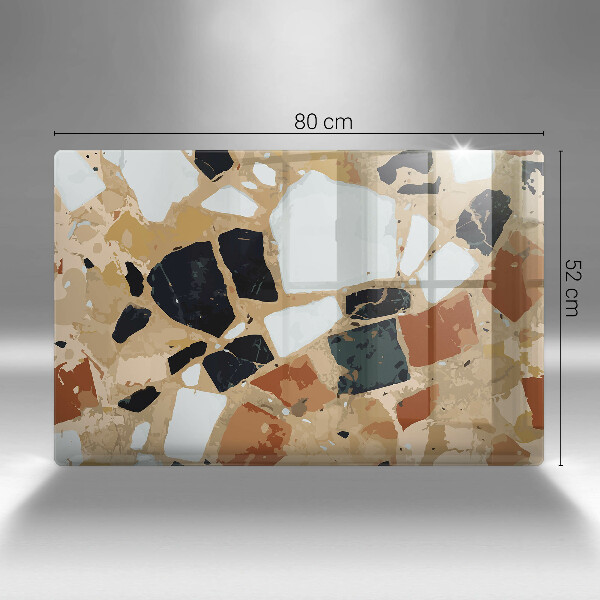 Protection pour plaque de cuisson Assiette pierres décoratives