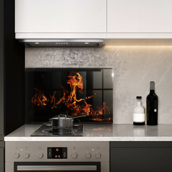 Protection pour plaque de cuisson Allume une flamme vivante