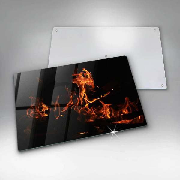 Protection pour plaque de cuisson Allume une flamme vivante