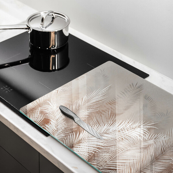 Protection pour plaque de cuisson Feuilles de végétation bohème