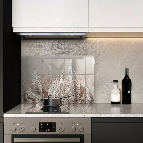 Protection pour plaque de cuisson Feuilles de végétation bohème