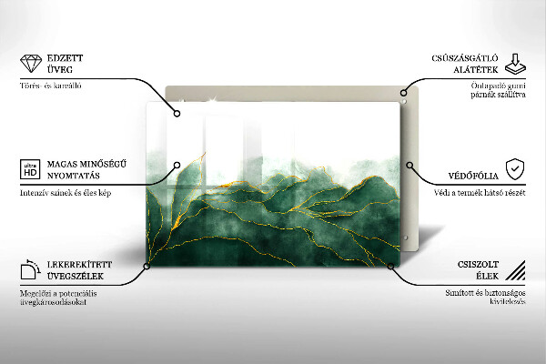 Protège plaque de cuisson Nature abstraite