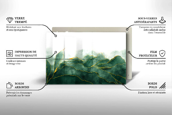 Protège plaque de cuisson Nature abstraite