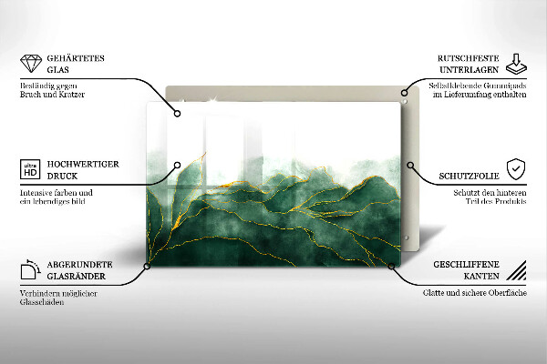 Protège plaque de cuisson Nature abstraite