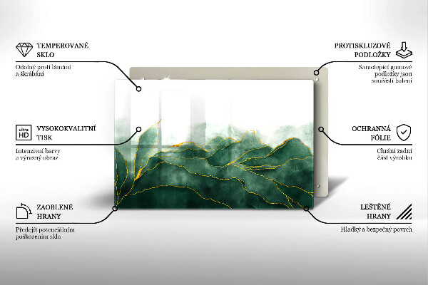 Protège plaque de cuisson Nature abstraite