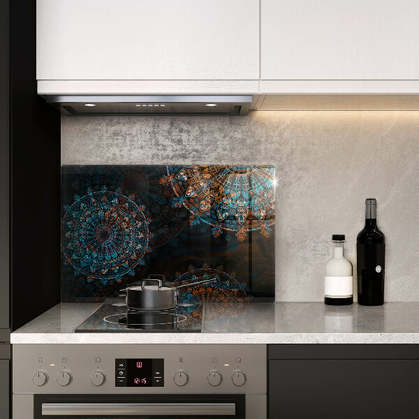 Protège plaque de cuisson Roues vintage bohème