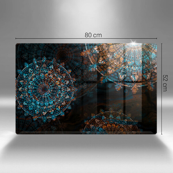 Protège plaque de cuisson Roues vintage bohème