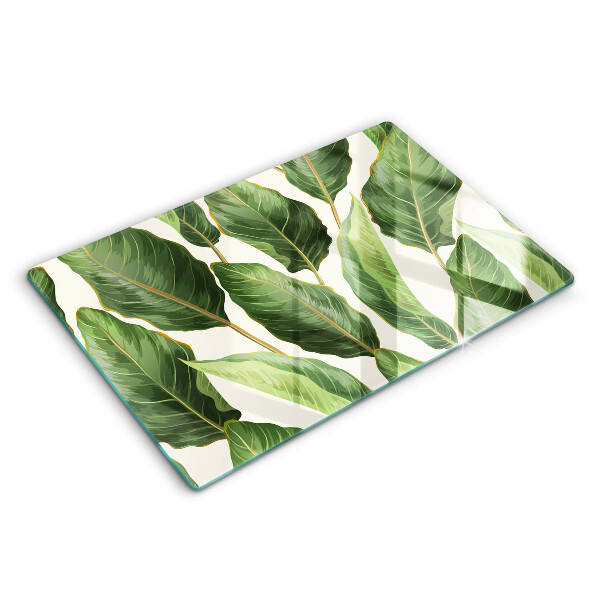 Protège plaque de cuisson Feuilles de banane