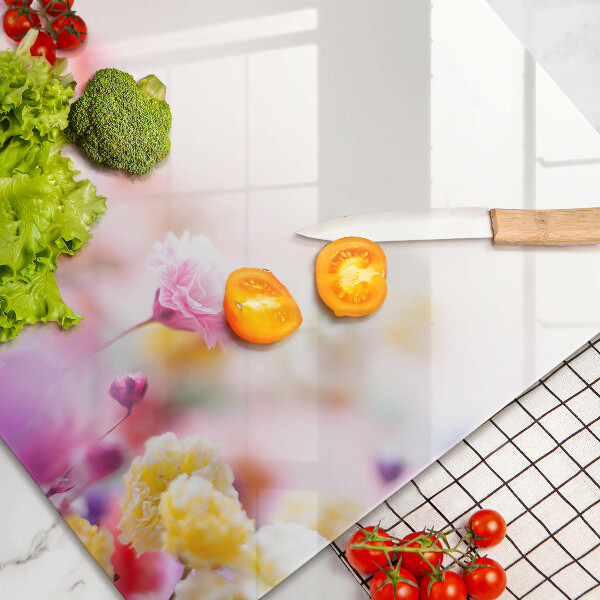 Protège plaque de cuisson Prairie fleurie