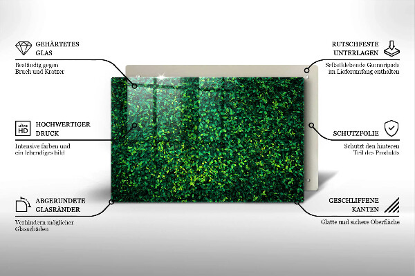 Protège plaque de cuisson Plante à petites feuilles