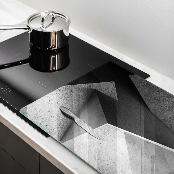 Protège plaque de cuisson Abstraction concrète