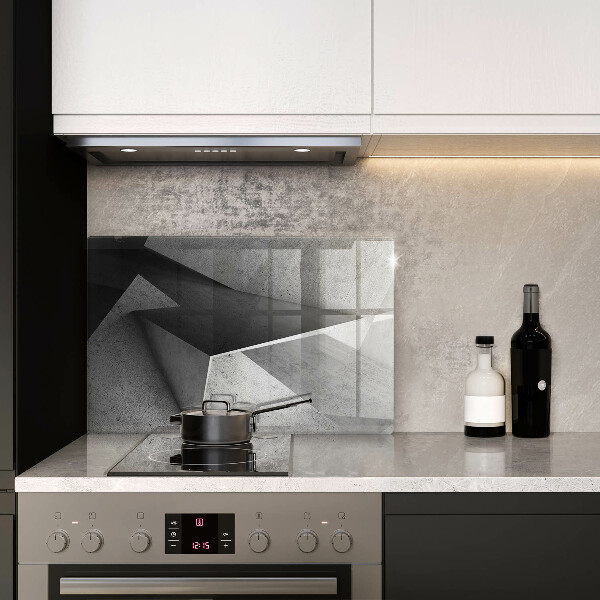 Protège plaque de cuisson Abstraction concrète