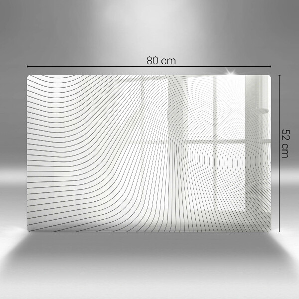 Protège plaque de cuisson Modèle de lignes modernes