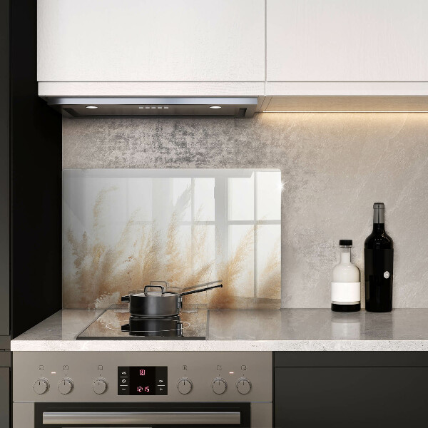 Protège plaque de cuisson Herbe de la pampa