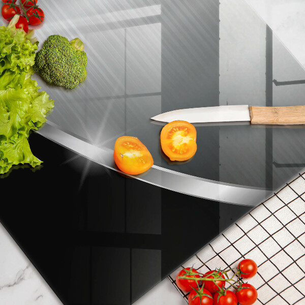 Protège plaque de cuisson Abstraction avec du métal