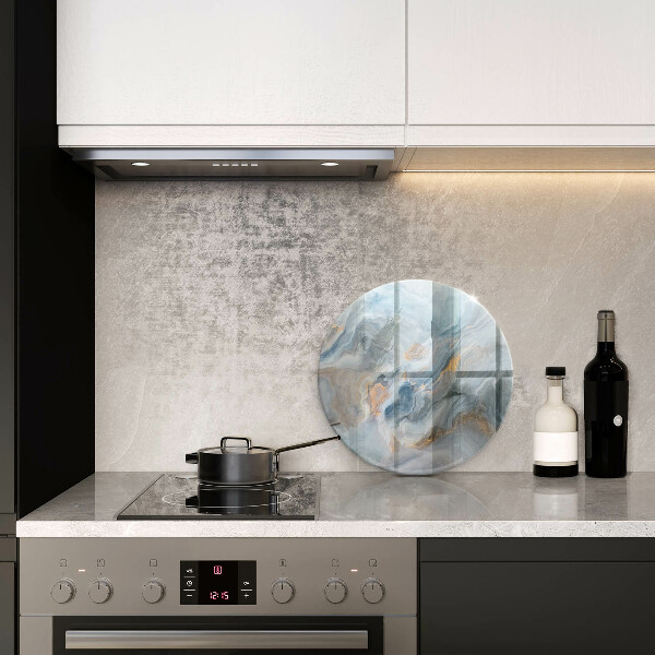 Protection plaque induction Texture de marbre