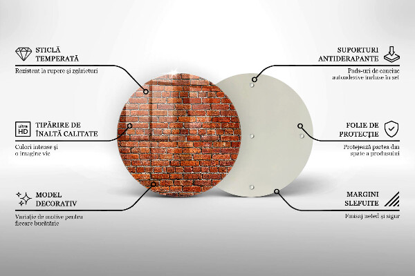 Protection plaque induction Mur de mur de briques