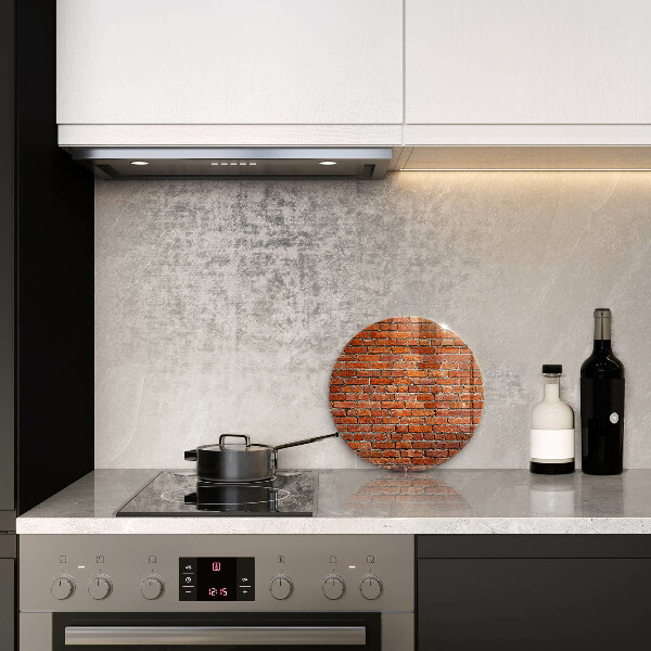 Protection plaque induction Mur de mur de briques