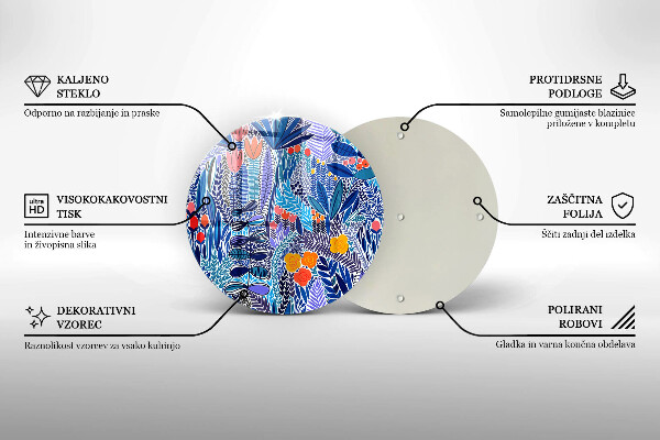 Protection plaque induction Prairie peinte