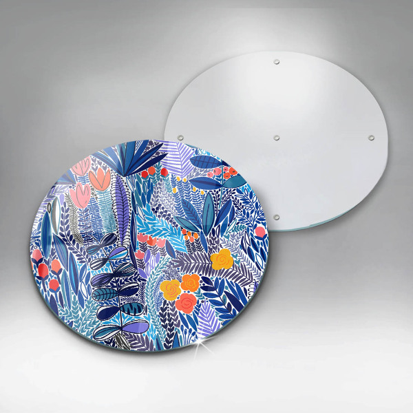 Protection plaque induction Prairie peinte