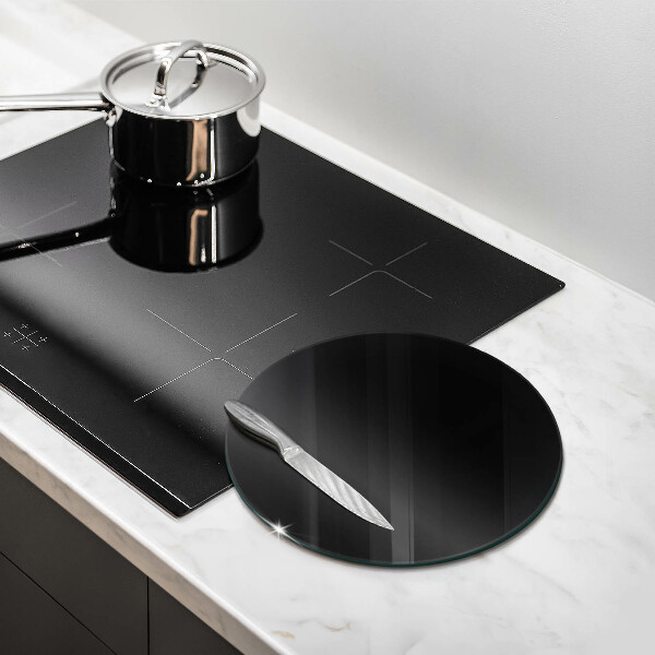 Planche à découper en verre Couleur noire