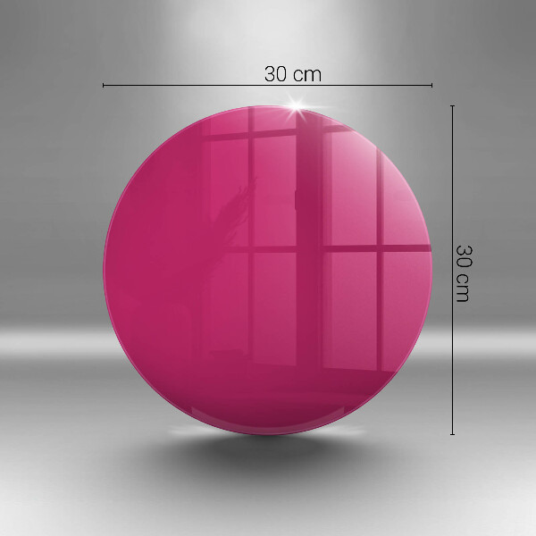 Planche à découper en verre Couleur rose