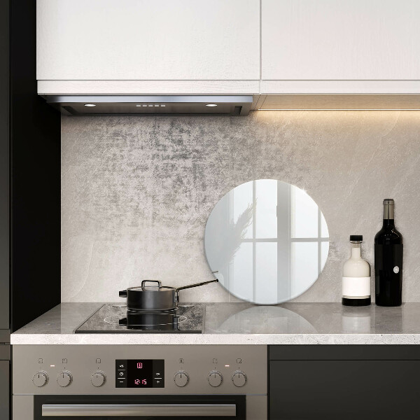 Planche à découper en verre couleur blanche