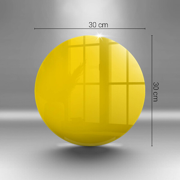 Planche à découper en verre Jaune
