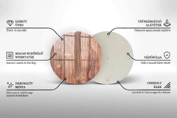 Protection plaque induction Bois naturel