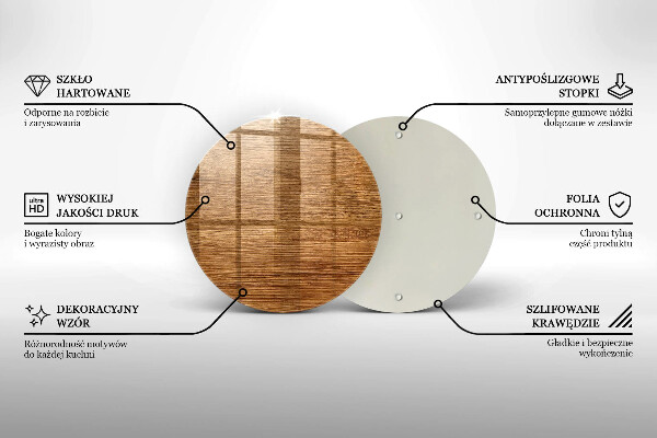 Protection plaque induction Texture de planche de bois