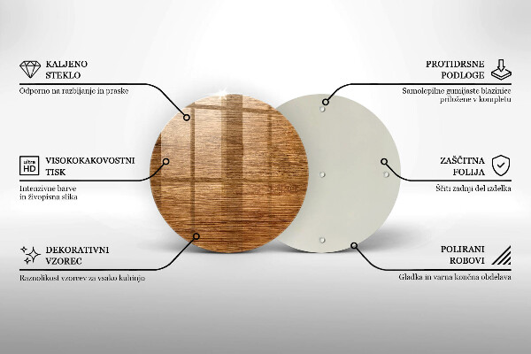 Protection plaque induction Texture de planche de bois