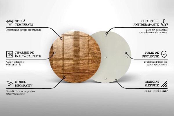 Protection plaque induction Texture de planche de bois