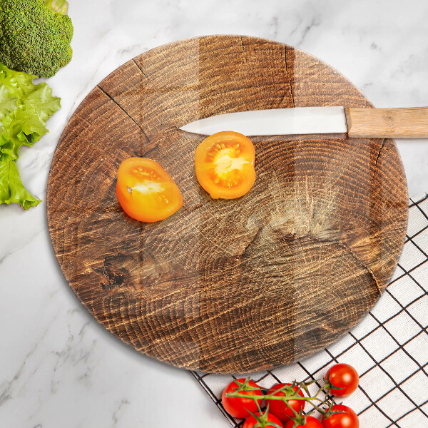 Protection plaque induction Grain de bois de l'arbre