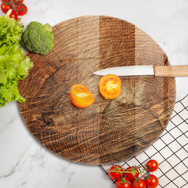 Protection plaque induction Grain de bois de l'arbre