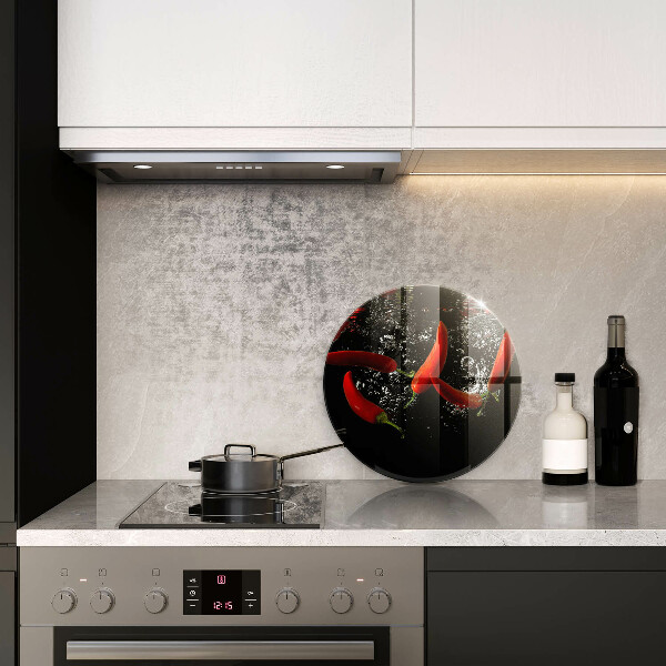 Protection plaque induction Piments dans l'eau