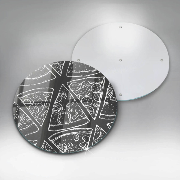 Protection plaque induction Illustration de pizza