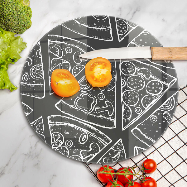 Protection plaque induction Illustration de pizza