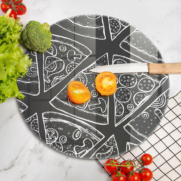 Protection plaque induction Illustration de pizza