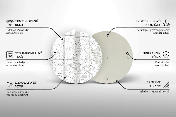 Protection plaque induction Formes abstraites