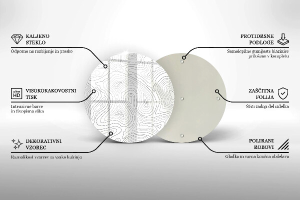 Protection plaque induction Formes abstraites