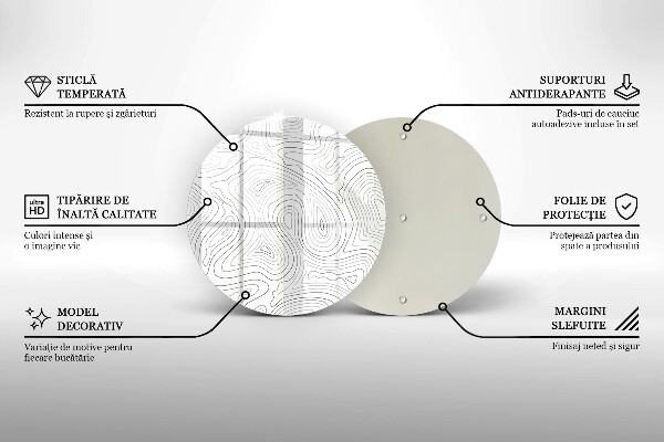 Protection plaque induction Formes abstraites