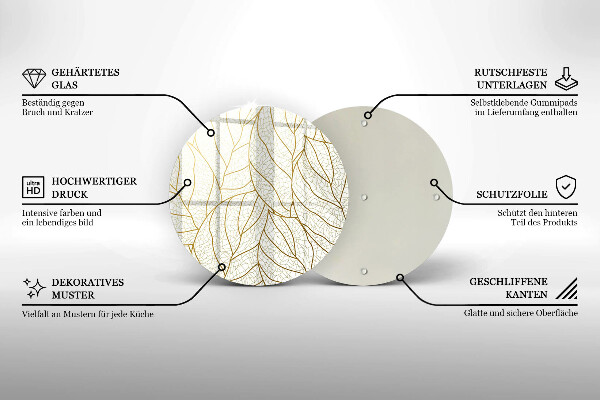 Protection plaque induction Modèle de feuilles de dessin au trait